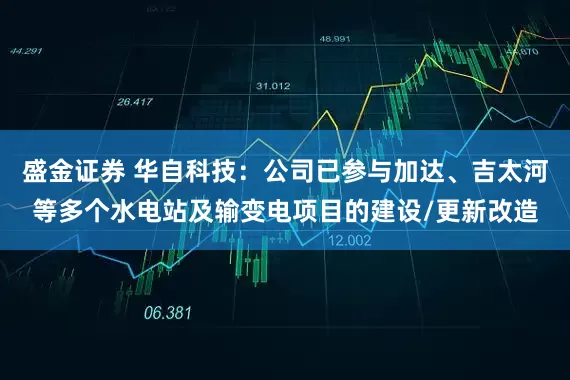 盛金证券 华自科技：公司已参与加达、吉太河等多个水电站及输变电项目的建设/更新改造